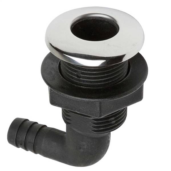 PASSASCAFO 9O° COLLARE INOX D.25