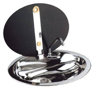 LAVELLO OVALE C/RUBIN.ACQUA CAL/FR