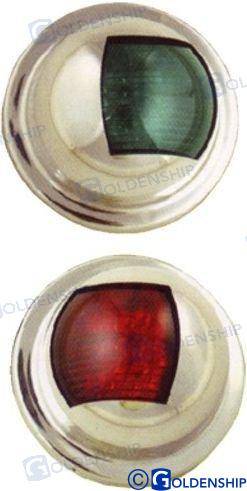 COPPIA FANALI TONDI INOX A LED