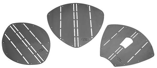 SCUDO DI PRUA INOX TRIANGOLARE