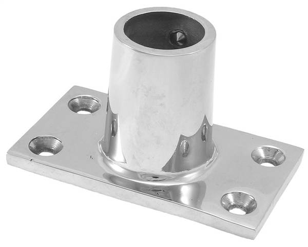 BASE QUADRA IN ACC.INOX 90° MM.25
