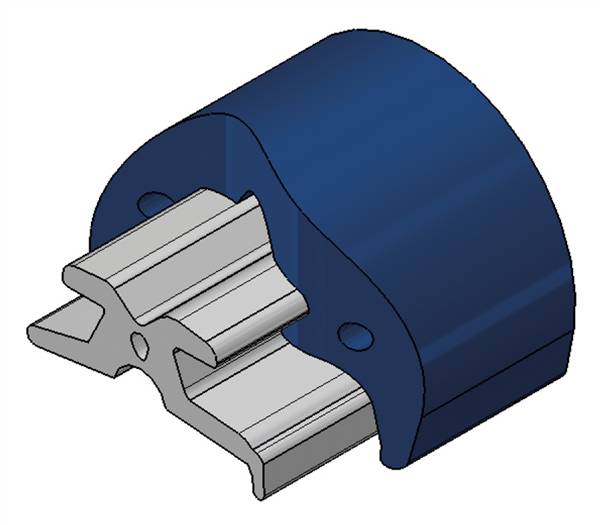 TERMINALE INOX RADIAL 52