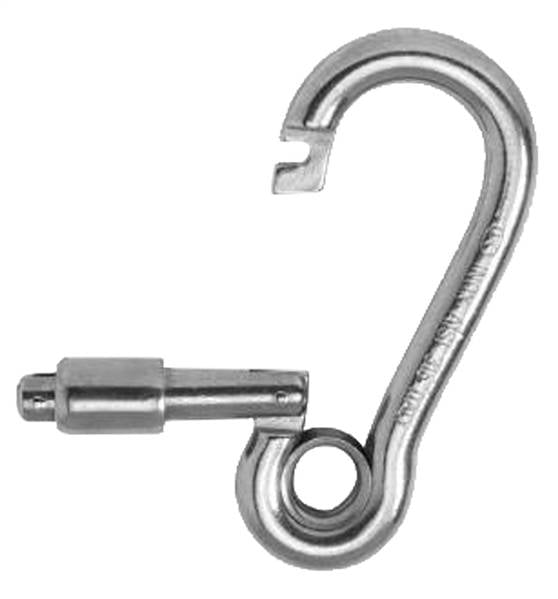 MOSCHETTONE AISI 316 MM.10 EST.C/OCCHIO