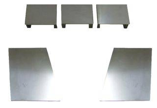 CONTROPIASTRE INOX X ROLL-BAR MM.40