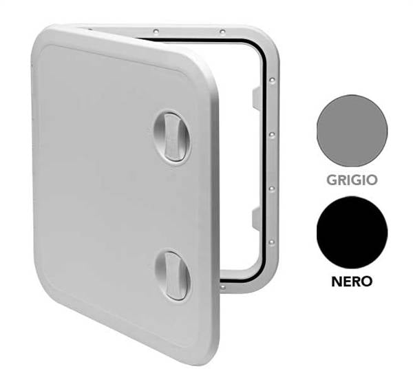 SPORTELLO RETTANGOLARE GRIGIO