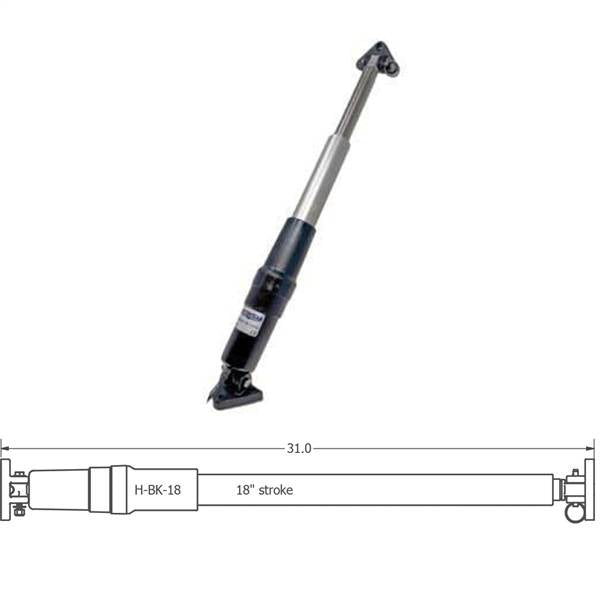 ATTUATORE LECTROTAB 18"/457,2 MM. 12V