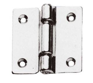 CERNIERA A LIBRO IN OTTONE CROMATO