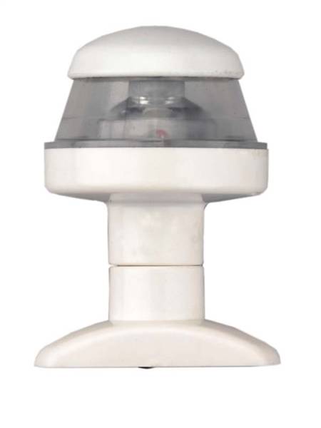 FANALE 360° PLASTICA BIANCA LED