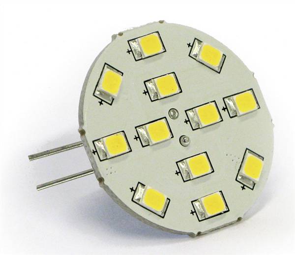 LAMPADA 12 LED G4 DIMM.12V POST. CALDA