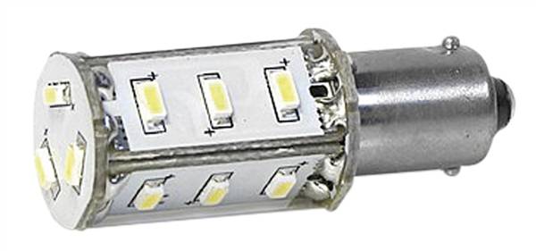 LAMPADA 12+3 LED BA9S LUCE CALDA