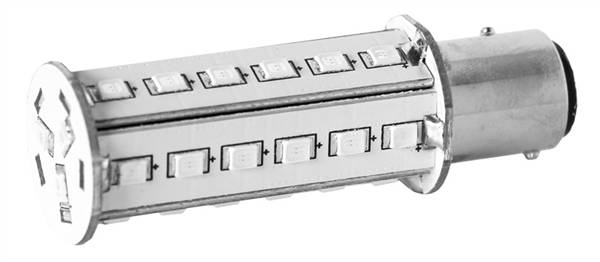 LAMPADA 33 LED BAY15D LUCE VERDE