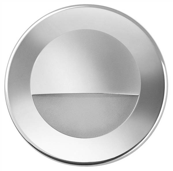 LUCE LED VENUS 88 INOX LUCIDO ROSSO