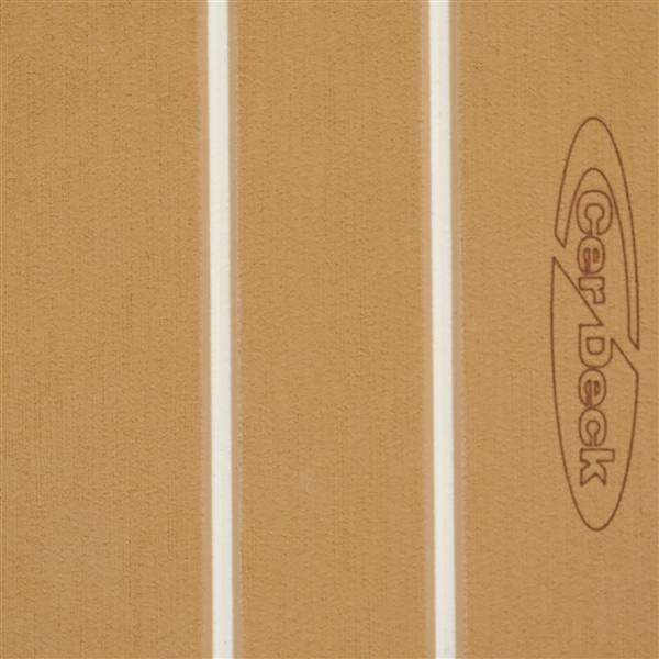 FOGLIO CER-DECK TEAK FUGA BIANCA S/AD.