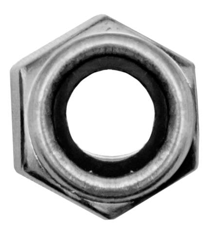 DADO ESAGONALE AUTOBL. INOX A4 MM.4
