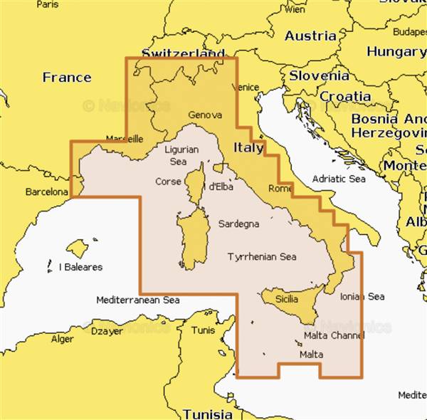 NAVIONICS+ REG. TIRRENO NAEU012R