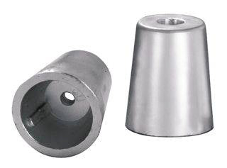 ANODO IN ZINCO  ASSE MM.55