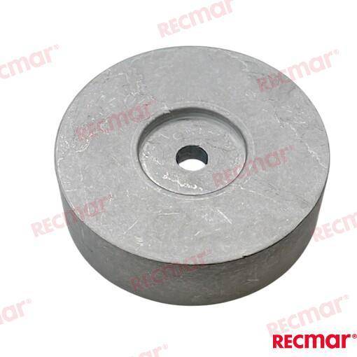 ANODO A DISCO POPPA 125MM (ZN)